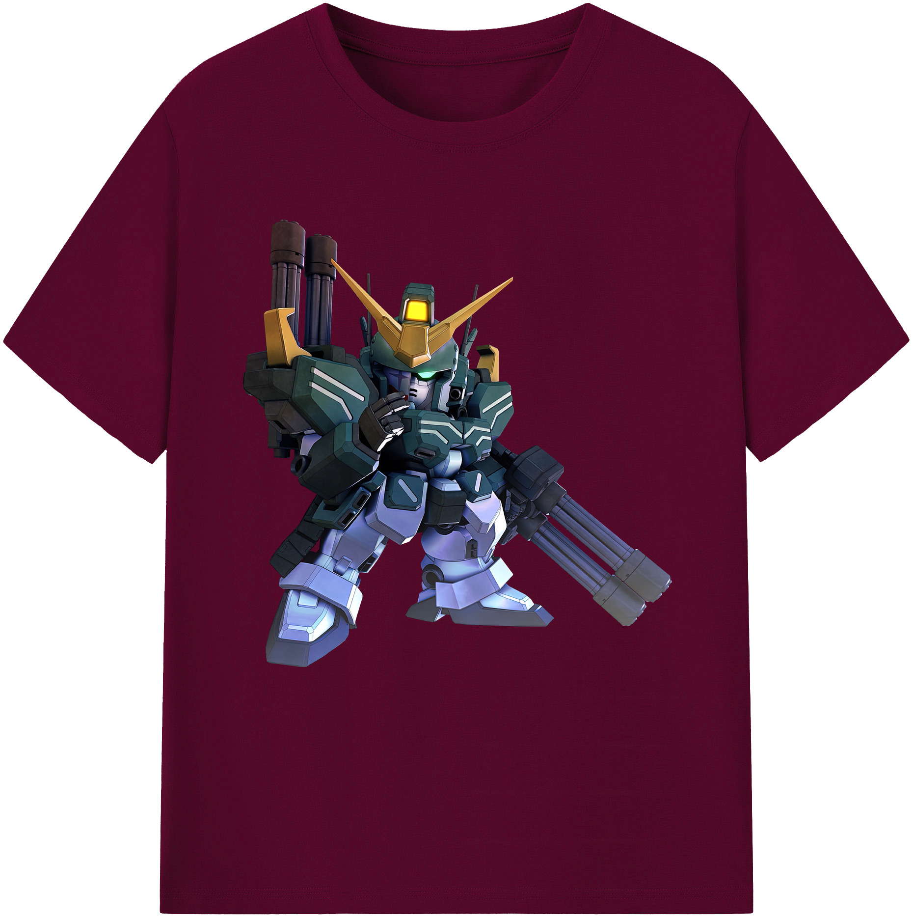 （画像用） 機動戦士ガンダム Mobile Suit Gundam レディースカジュアルプリントTシャツ（綿100％）